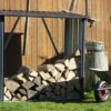 Dobar Großes Kaminholzregal Madera aus Metall