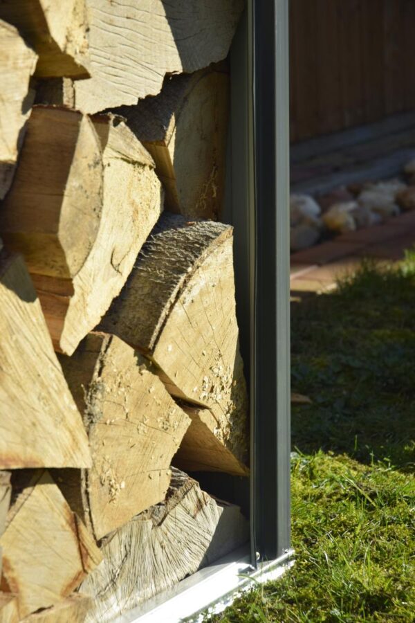 Dobar Großes Kaminholzregal Madera aus Metall