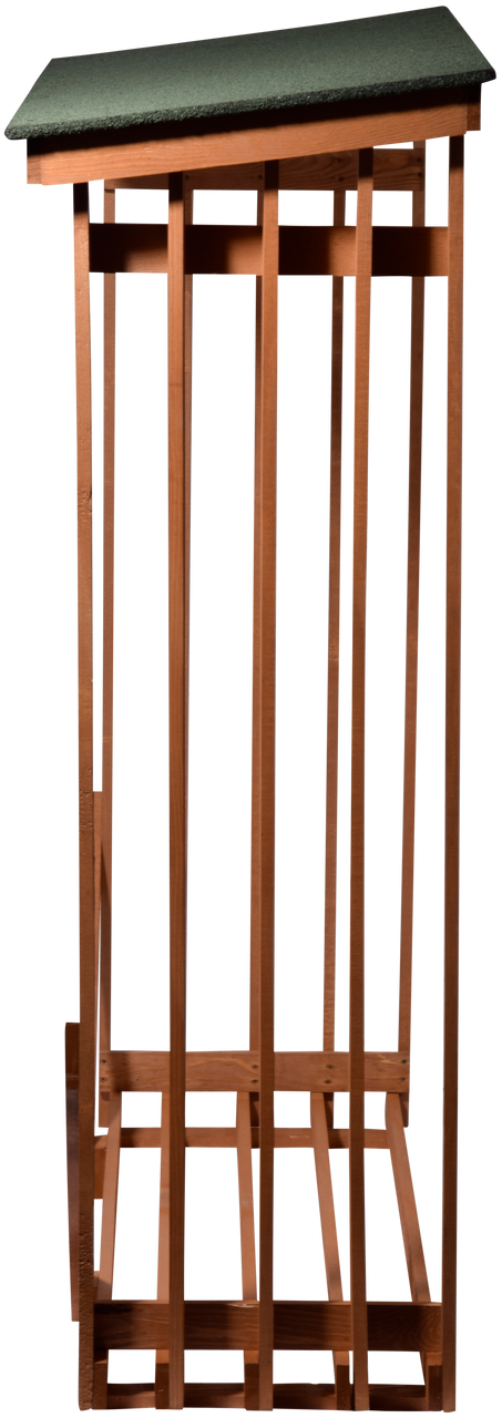 Dobar Großes Outdoor – Kaminholzregal XL aus Holz