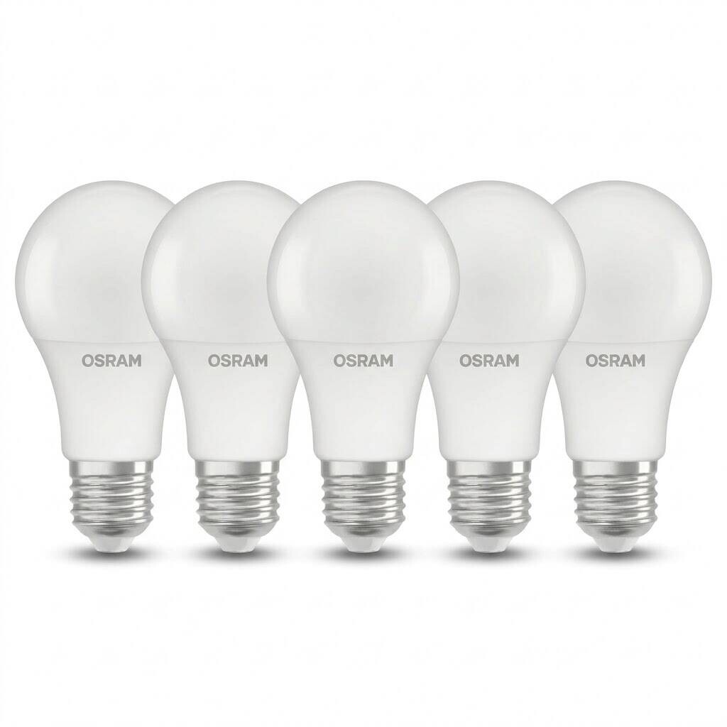 OSRAM LED-Leuchtmittel BASE Classic A AC55981 5er Pack E27