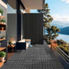 4058166031891-1 Home Deluxe WPC Holzfliesen BAVARO Anthrazit 9 m²