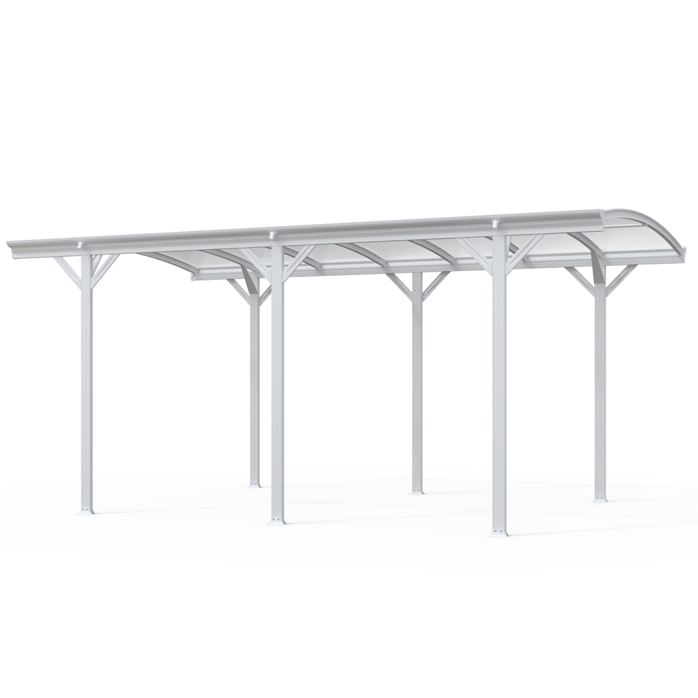 Home Deluxe DESIGN Carport FALO – weiß