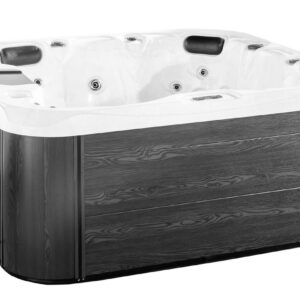 Home Deluxe Outdoor Whirlpool MALAGA inkl. Abdeckung & Treppe mit Wärmeisolierung für 5 Personen