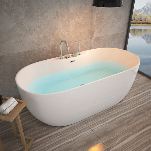 Home Deluxe Badewanne LENI mit Armatur