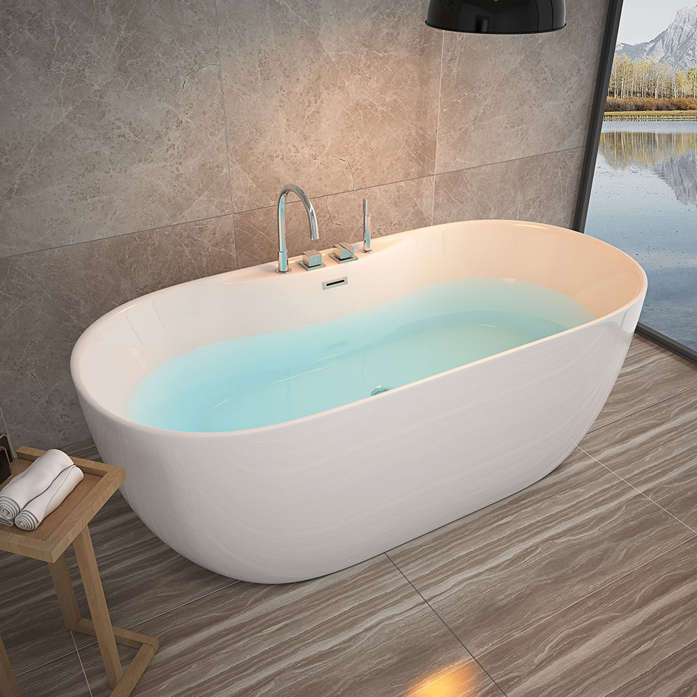 Home Deluxe Badewanne LENI mit Armatur