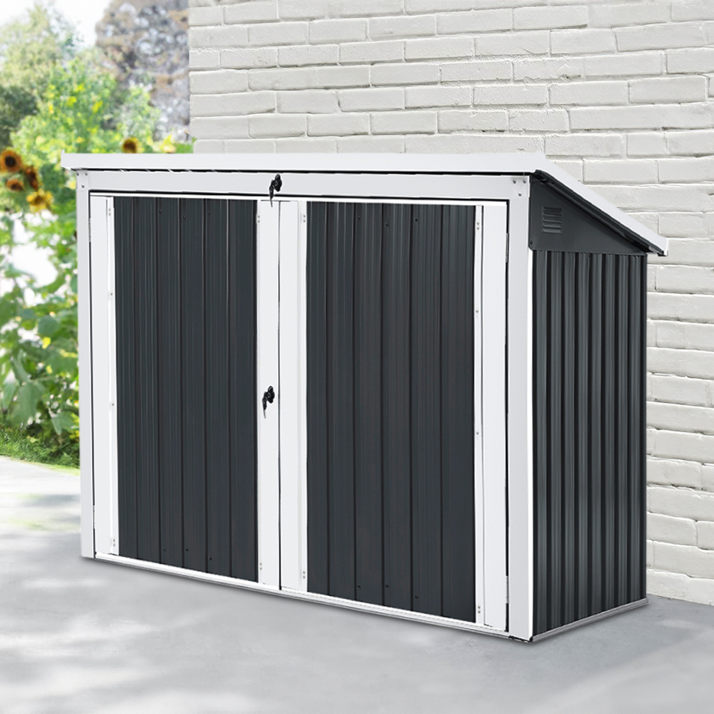 Home Deluxe HOME DELUXE Mülltonnenbox BASURA L – 1x 240L + 2x 120L