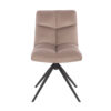 4058166266552-6 Home Deluxe Esszimmerstuhl drehbar 4er Set NODA – Hellbraun