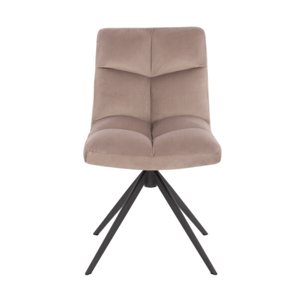 4058166266552-6 Home Deluxe Esszimmerstuhl drehbar 4er Set NODA – Hellbraun