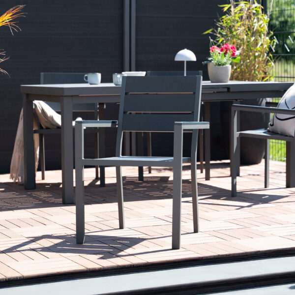 4058166270085-1 Home Deluxe Gartenstuhl MADERA – 7 Stühle