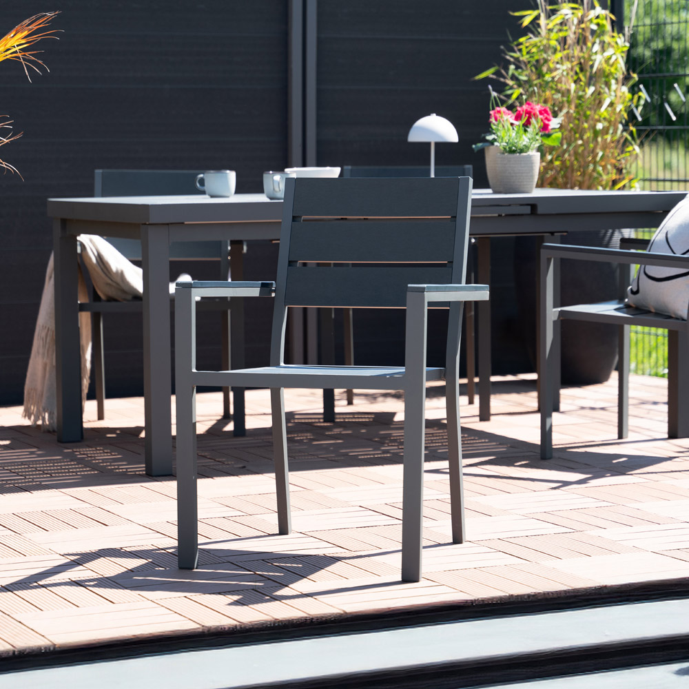 Home Deluxe Gartenstuhl MADERA – 7 Stühle