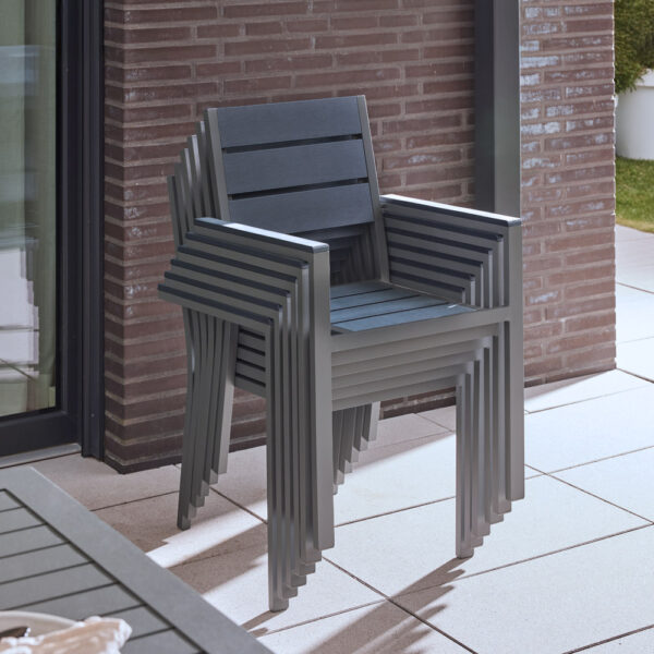 4058166270085-6 Home Deluxe Gartenstuhl MADERA – 7 Stühle