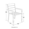 4058166270085-9 Home Deluxe Gartenstuhl MADERA – 7 Stühle