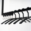 Home Deluxe Kleiderbügel aus Kunststoff RACK Schwarz – 10 Stück