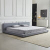 Home Deluxe Bett mit Ablage GALAXIS Grau – 270 x 200 cm