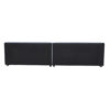 Home Deluxe Bett mit Ablage GALAXIS – 270 x 200 cm Grau mit Matratze H3/H4