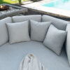 Home Deluxe Daybed Outdoor FLORIDA inkl. Beistelltische – Grau