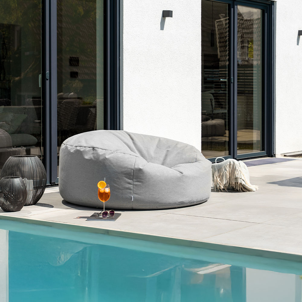 Home Deluxe XXL Outdoor Sitzsack CLOUD – Hellgrau