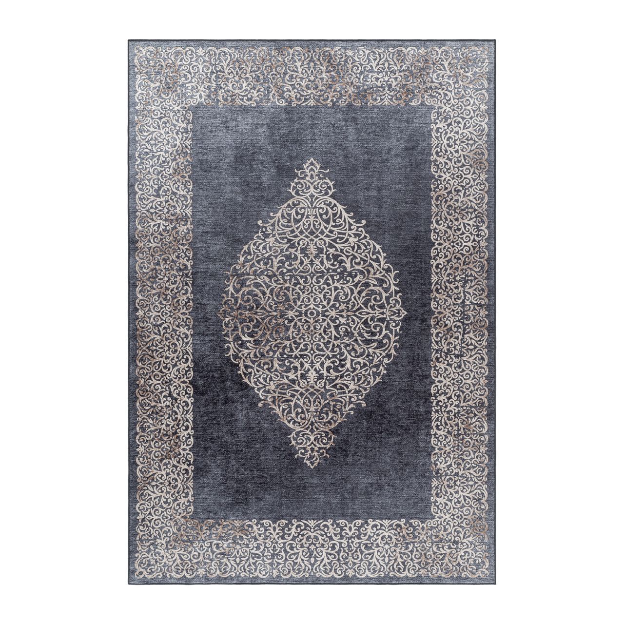 Ayyildiz Teppich, FIESTA 4303, BLACK, 160 x 230 cm