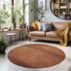4058819140376-2 Ayyildiz Teppich, SKY 5400, BROWN, 120 x 120 cm