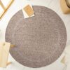 4058819143377-2 Ayyildiz Teppich, RELAX 4311, BROWN, 120 x 120 cm