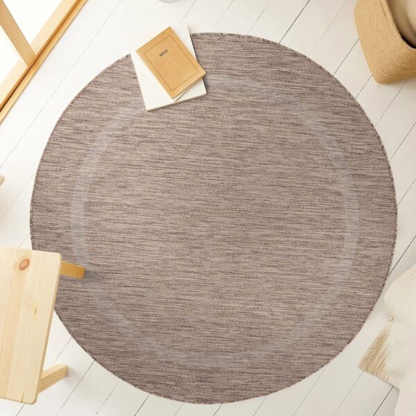4058819143377-2 Ayyildiz Teppich, RELAX 4311, BROWN, 120 x 120 cm