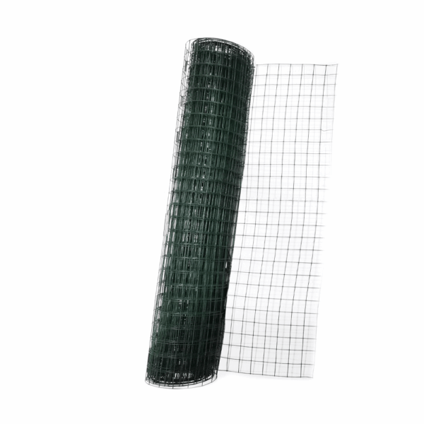 POWERTEC GARDEN 2er Set Drahtgitter PVC – ummantelt ca. 5 x 0, 5 m