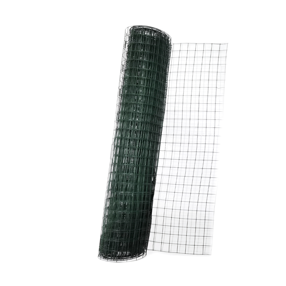 POWERTEC GARDEN 2er Set Drahtgitter PVC – ummantelt ca. 5 x 0, 5 m
