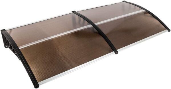 4059306103416-1 HC Home & Living XXL Design – Vordach, aus Polycarbonat ca. 200 x 100 cm – Anthrazit