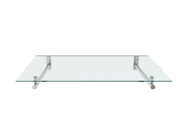 4059306103706-1 Better Home Edelstahlvordach mit Verbundglas, ca. 140 x 80 cm