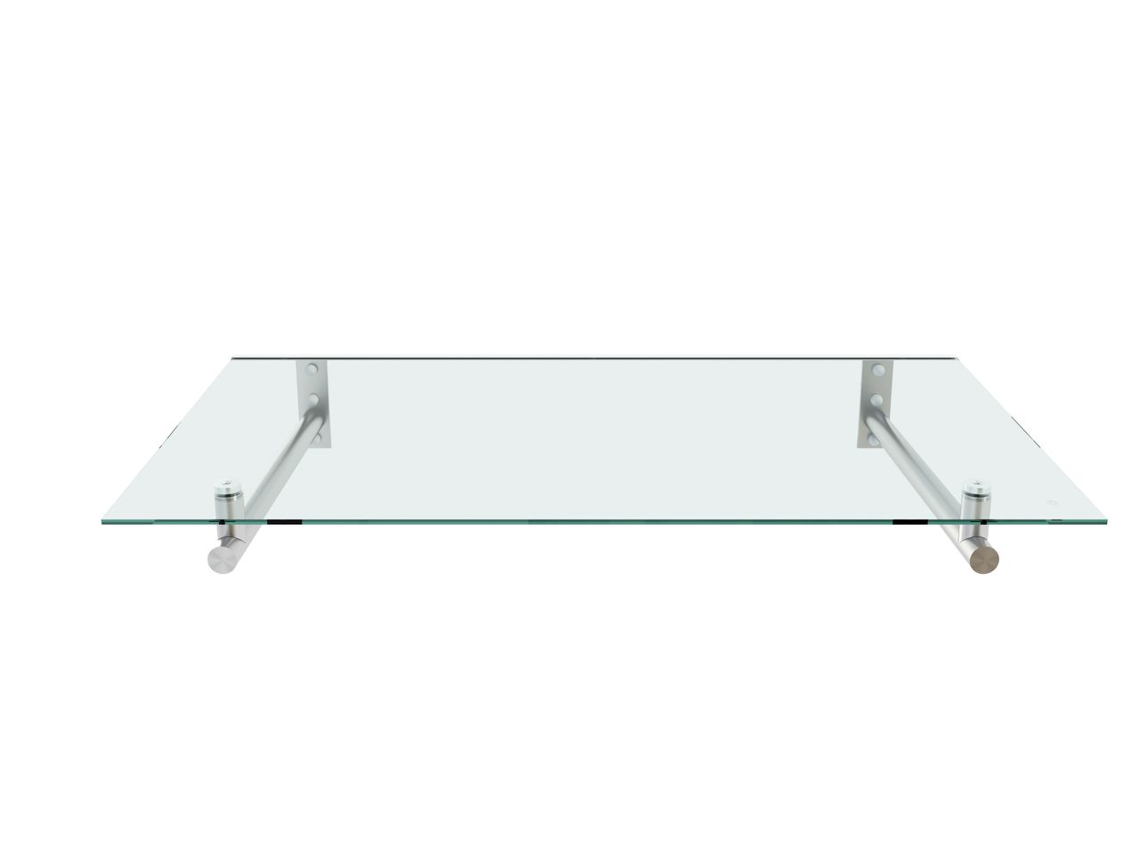 Better Home Edelstahlvordach mit Verbundglas, ca. 140 x 80 cm