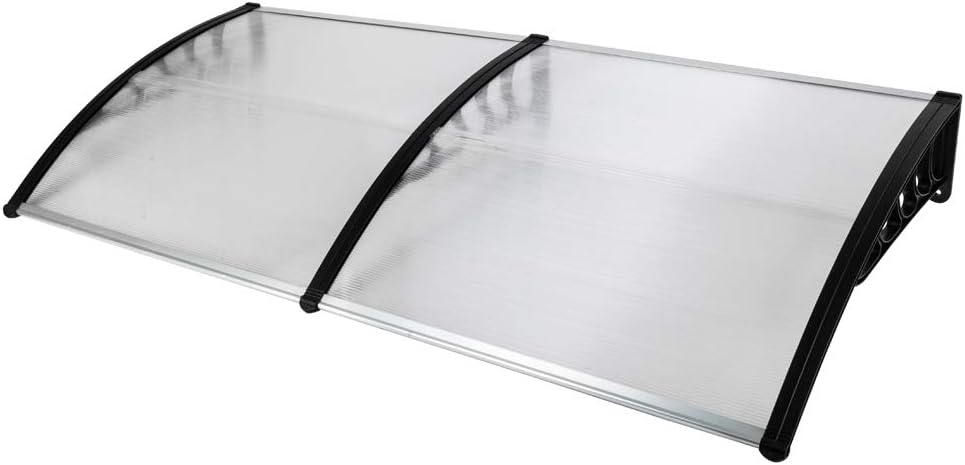 HC Home & Living XXL Design – Vordach, mit Polycarbonat ca. 200 x 100 cm – Transparent