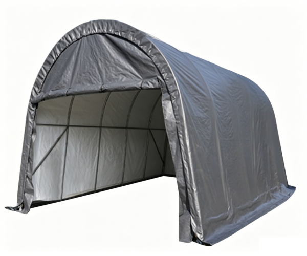 4059306104147-1 GreenYard Folien Autogarage, ca. 420 x 605 x 365 cm – Grau