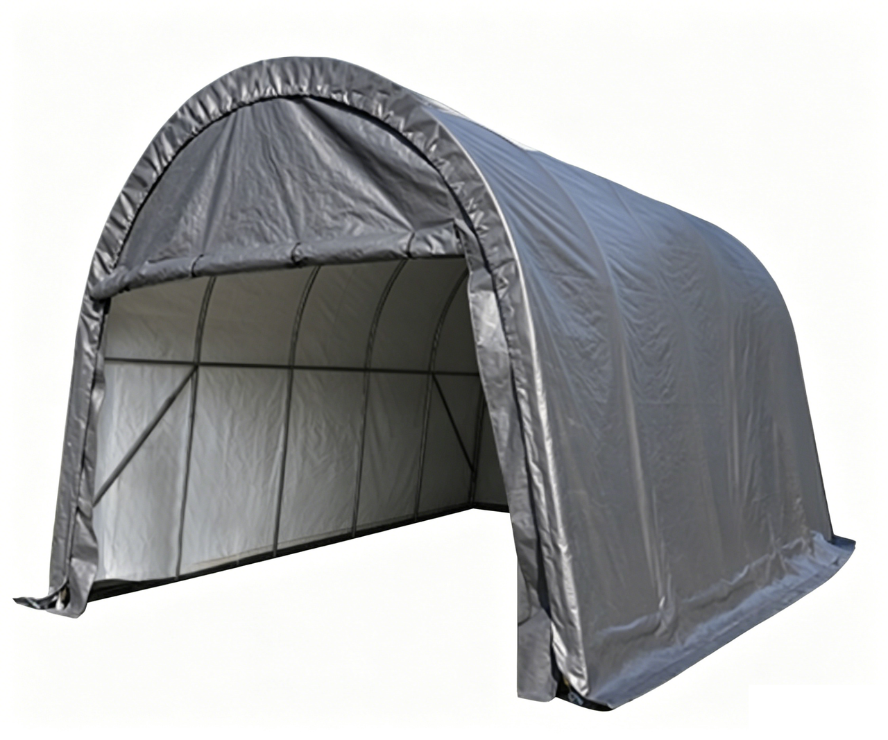 GreenYard Folien Autogarage, ca. 420 x 605 x 365 cm – Grau