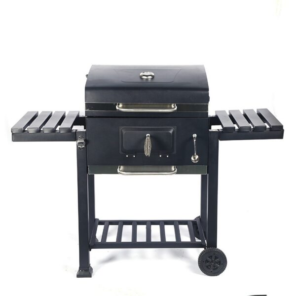 GRILLGOURMET Grillwagen Dallas XL, ca. 138 x 61, 5/67 x 106 cm – Schwarz