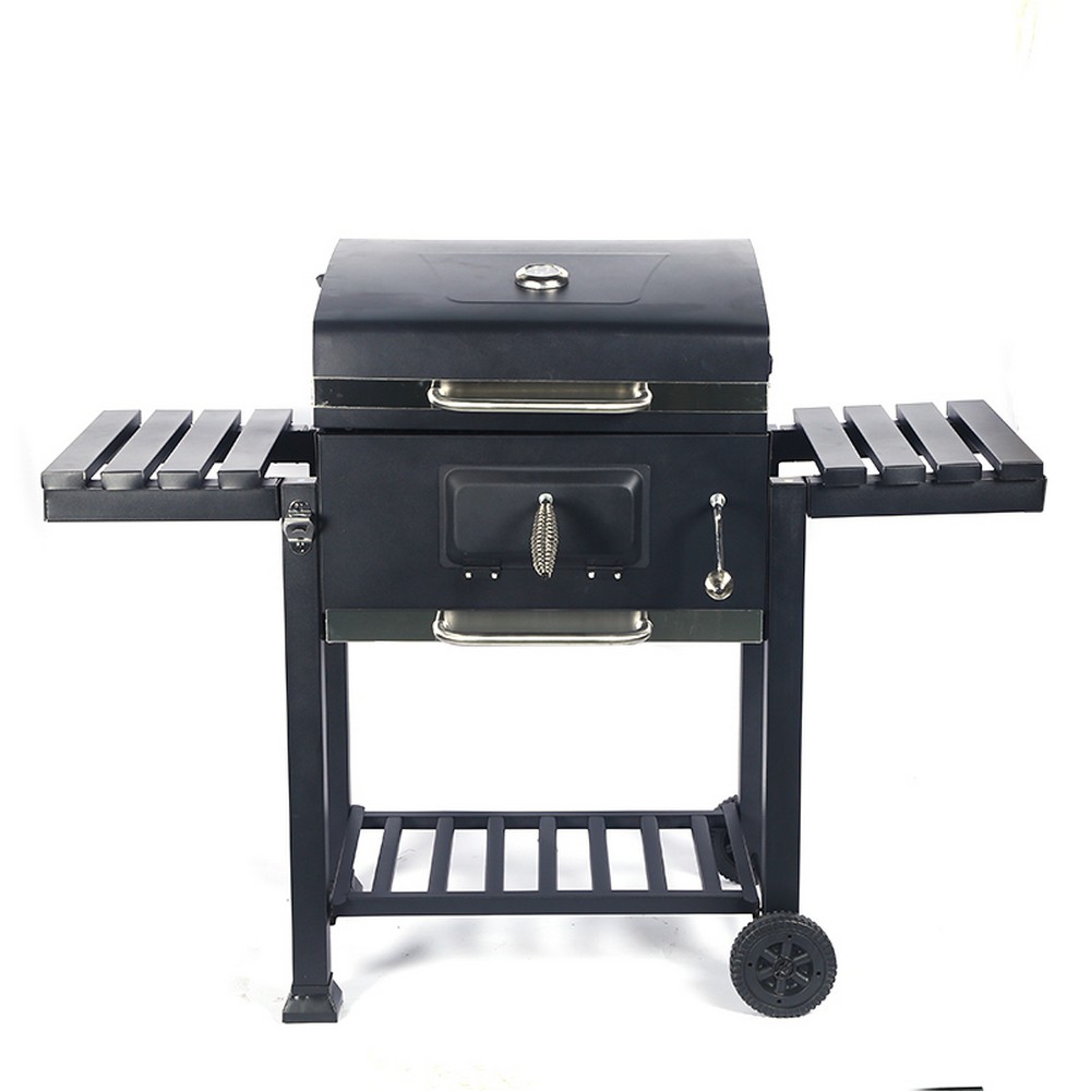 GRILLGOURMET Grillwagen Dallas XL, ca. 138 x 61, 5/67 x 106 cm – Schwarz