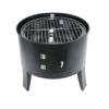 HIGHFELD BBQ Smoker rund mit Grill und Ofen