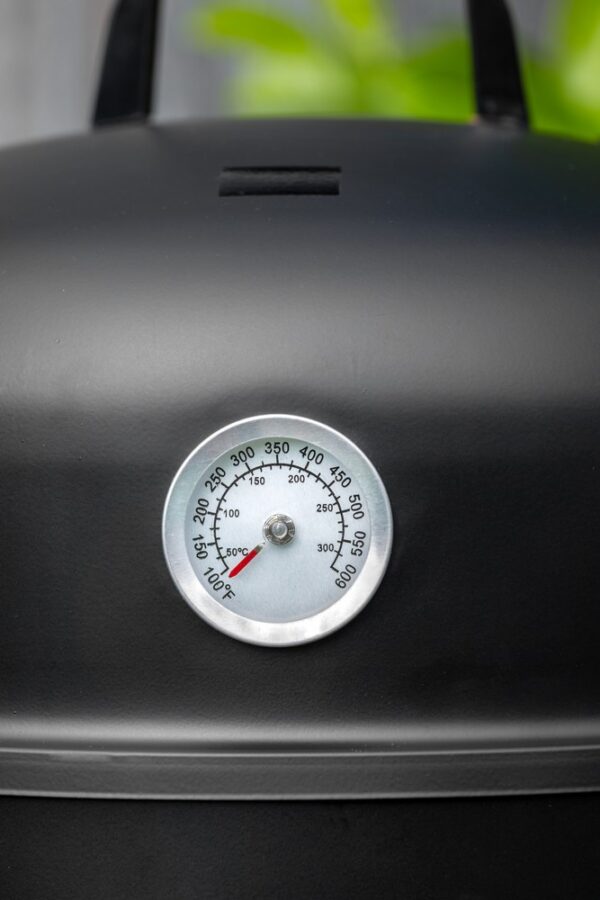 HIGHFELD BBQ Smoker rund mit Grill und Ofen