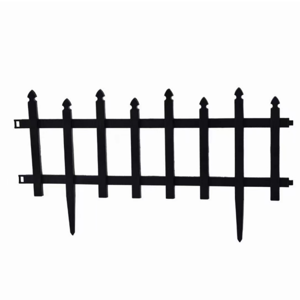 POWERTEC GARDEN 10 tlg. Gartenzaun – Set aus PP, ca. 60 x 30, 5 cm