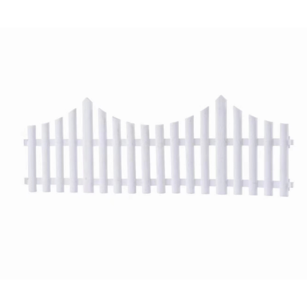 POWERTEC GARDEN 10 teiliges Gartenzaun – Set aus PP, ca. 61 x 21, 5 cm
