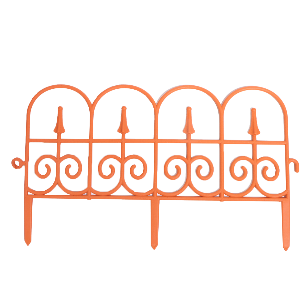 POWERTEC GARDEN 10 teiliges Gartenzaun – Set aus PP, ca. 58 x 33, 5 cm