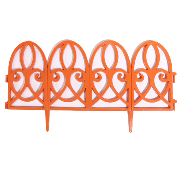POWERTEC GARDEN 10er – Set Gartenzaun aus PP, ca. 56 x 29, 5 cm