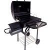 GRILLGOURMET Holzkohlefassgrill – ca. 90 x 70 x 126 cm