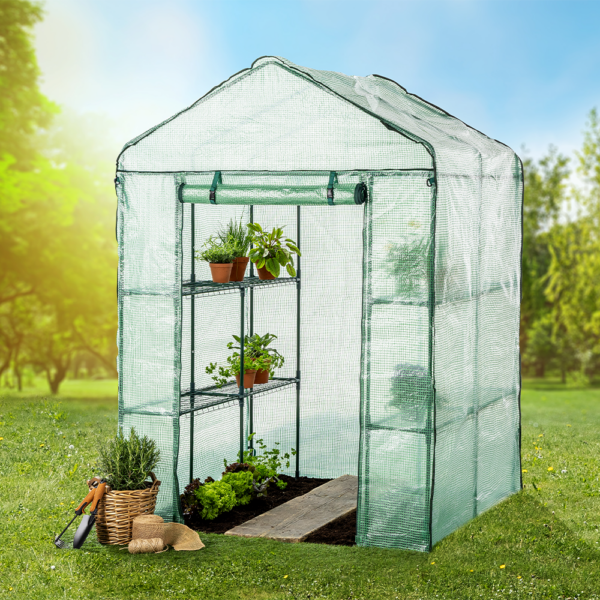 GreenYard Tomatengewächshaus, ca. 143 x 143 x 195 cm