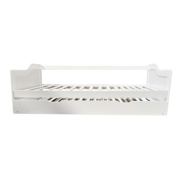 4059306113996-4 Better Home Funktionsbett ca. 90 x 200 cm ausziehbares Bett inkl. Lattenrost weiß