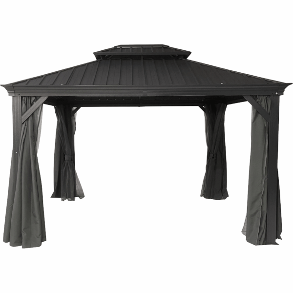 CHILLROI Garten Pavillon – / Pergola Prato, ca. 300 x 365 x 292 cm – Anthrazit