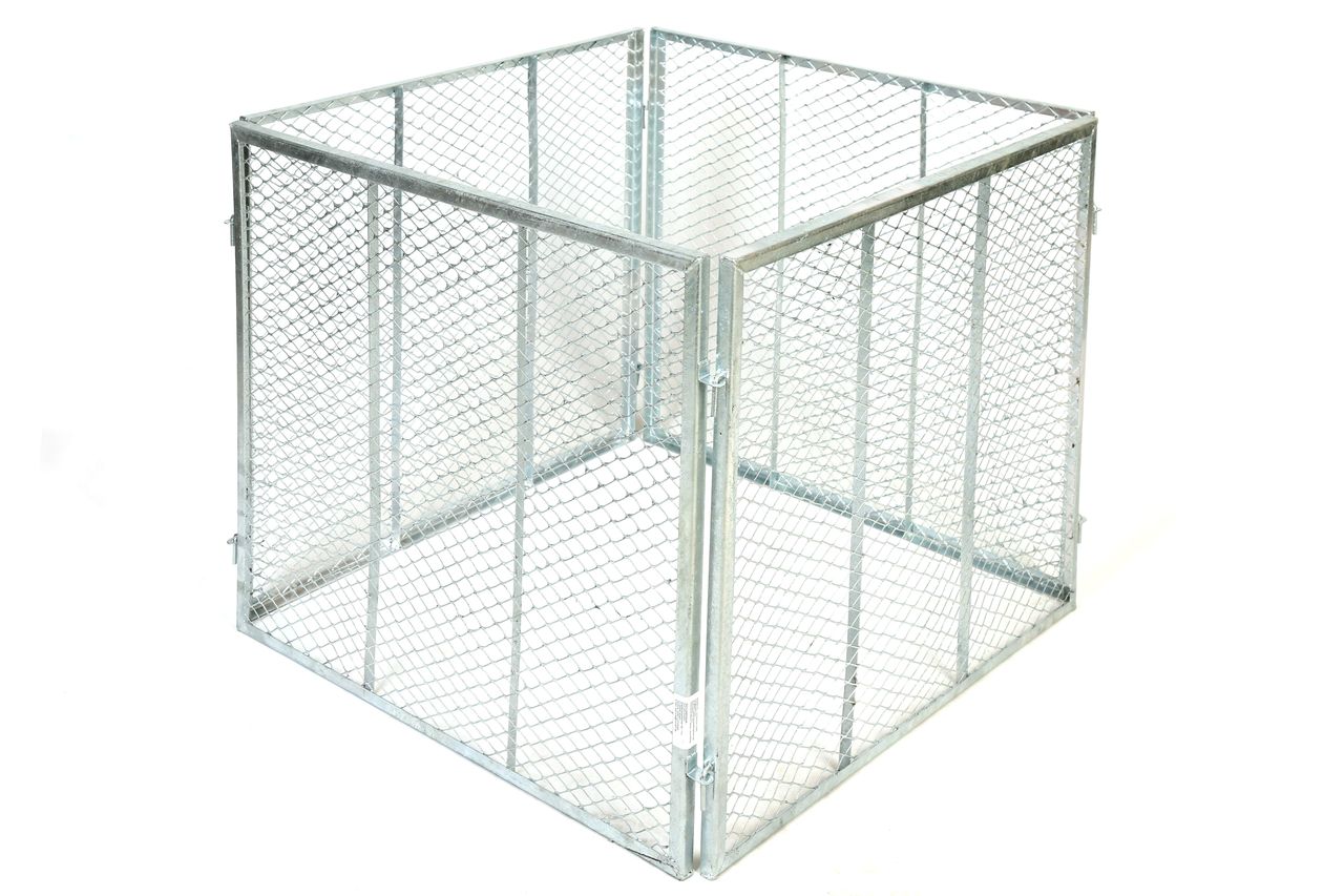 GreenYard Komposter, Stahl, ca. 80 x 80 x 80 cm