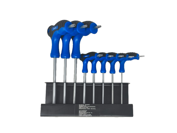 KRAFT WERKZEUGE Innensechskantschlüssel – Set 8 tlg. blau