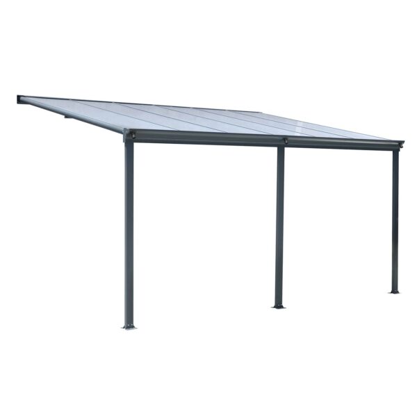4059306116805-1 Better Home Terrassendach/Veranda, aus Polycarbonat ca. 373 x 303 x 258 cm – Anthrazit