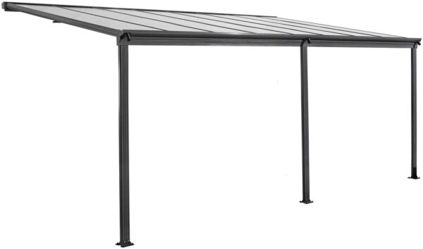 Better Home Terrassendach/Veranda, aus Polycarbonat ca. 495 x 303 x 258 cm – Anthrazit