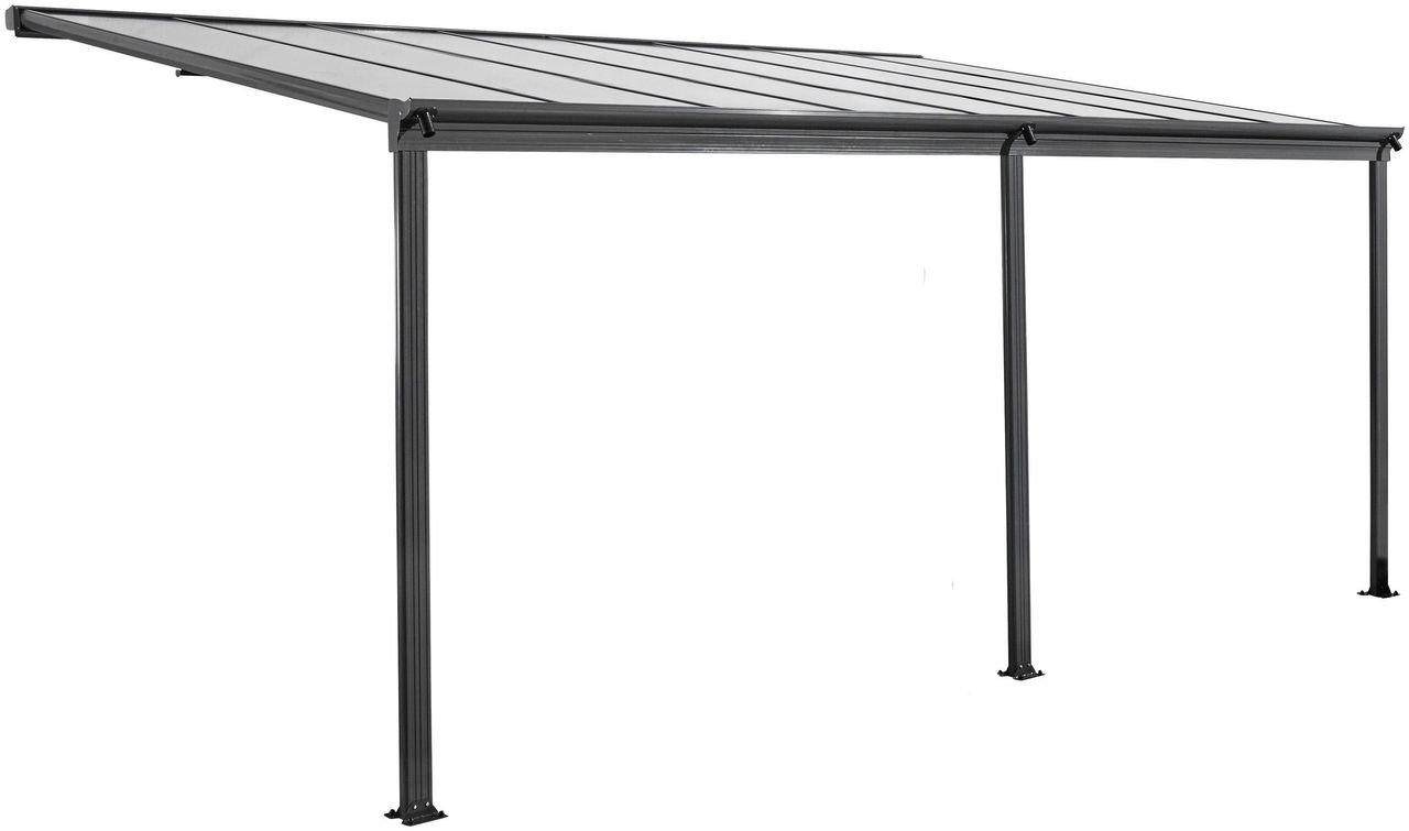 Better Home Terrassendach/Veranda, aus Polycarbonat ca. 495 x 303 x 258 cm – Anthrazit
